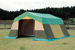 小川キャンパル 8人用 常設用テント・HG8（ロッジ形・鉄骨組立式