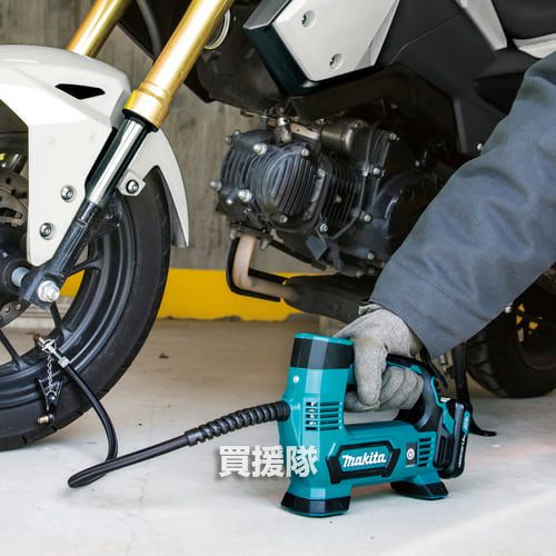 マキタ 純正 充電式 空気入れ [バッテリ・充電器・ケース付] MP100DSH
