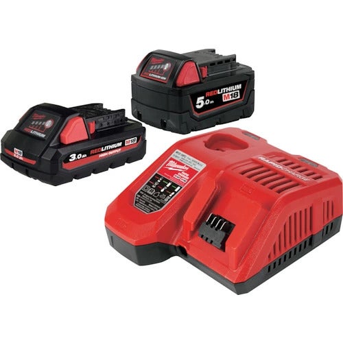 ミルウォーキーツール・ジャパン合同会社 milwaukee M18 排水ハンディポンプ M18_BLSWP-0_APJ ＆ 5.0Ah バッテリー充電器セット M18_HNRG-532_JP