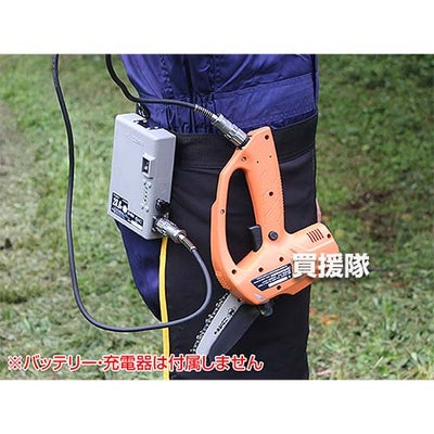 ニシガキ 太丸チェンソーPRO [本体のみ/バッテリ・充電器別売] N-951 【28.8V チェーンソー ミニチェンソー 小型 軽量 充電 コードレス バッテリー式 ソー 電動のこぎり φ50mm 薪 庭木 太枝 切り 伐採 薪割 切断 木材】